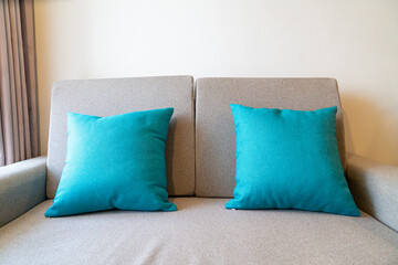 comfortable pillows decoration on sofa