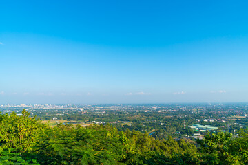 Fototapeta na wymiar Chiang Mai city skyline in Thailand