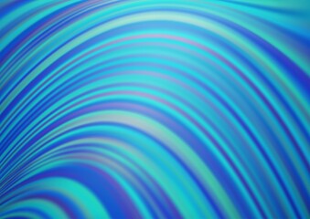 Light BLUE vector background with liquid shapes. Colorful abstract illustration with gradient lines. A completely new marble design for your business.