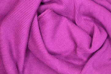 Fototapeta premium colored knitted warm wool texture or background close-up