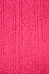 Obraz premium colored knitted warm wool texture or background close-up