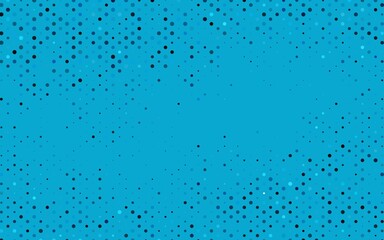 Light BLUE vector template with circles. Abstract illustration with colored bubbles in nature style. Design for posters, banners.