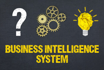 Obraz premium Business Intelligence System