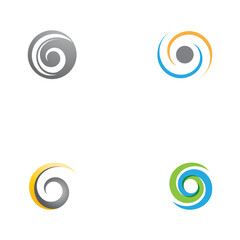 Set  Vector illustration Business Abstract Circle icon