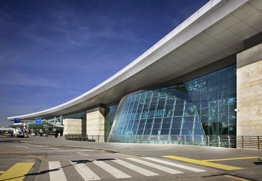 Ankara Esenboga International Airport in Ankara. Turkey