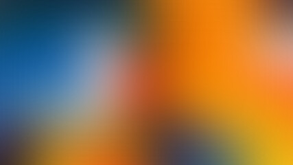 Abstract Orange and blue color background