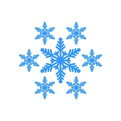 Snowflakes Icon isolated on white background