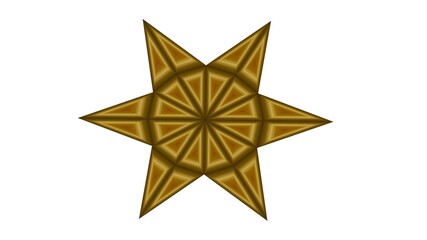 star with patterns on a white background.
abstract background. close-up.