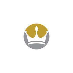 Crown Logo Template vector icon illustration design