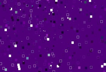 Light Purple vector backdrop with lines, rectangles.