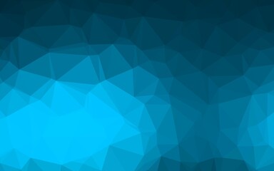 Fototapeta na wymiar Light BLUE vector shining triangular background. Modern geometrical abstract illustration with gradient. Template for a cell phone background.