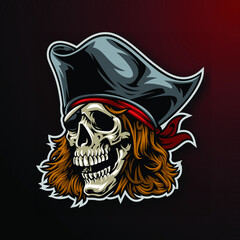 Graphic Skull Pirate