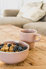  Healthy breakfast at home 