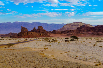 Landscape in the Timna Valley