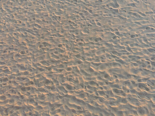 waves on sand