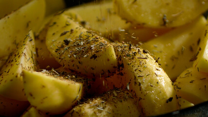 food, potato, meal, vegetable, potatoes, roasted, baked, dinner, fried, dish, plate, delicious, cooked, healthy, lunch, roast, vegetarian, tasty, yellow, grilled, vegetables, herb, rosemary, cuisine, 