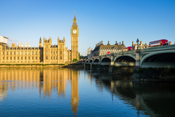 Fototapeta na wymiar Big Ben famous landmark of London. England