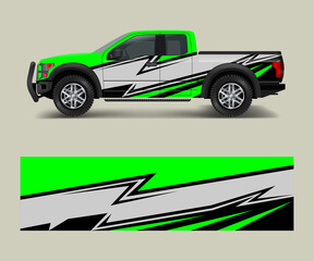 abstract Racing graphic background vector for offroad vehicle wrap design vector