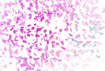 Light Pink, Blue vector template with memphis shapes.