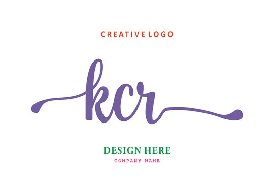 KCR lettering logo is simple, easy to understand and authoritative