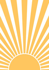 Abstract Sunrise Print. Wall art boho print bohemian home decor