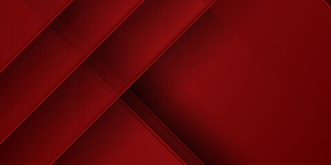 Illustration of abstract red and black metallic with light ray and glossy line. Metal frame design for background. Vector design modern digital technology concept for wallpaper, banner template