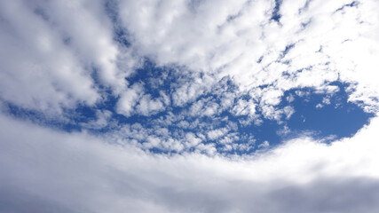 Fototapeta premium a gorgeous cloud background in the sky 