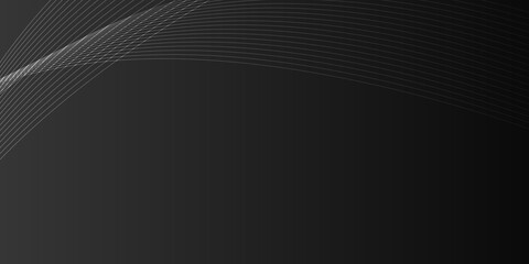 Abstract lines pattern technology on black gradients background.