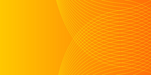 Abstract colorful orange curve line background