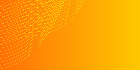 Vector background of Orange Yellow Line. Abstract vector background with 3d style. Dynamic background with the concept of contours.