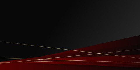 Abstract red grey gold arrow metallic direction luxury overlap design modern futuristic background vector illustration.