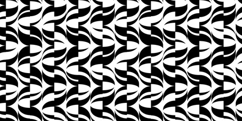 Wavy retro background. Seamless pattern.Vector.
レトロなみなみパターン