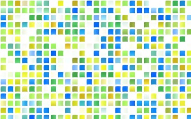 Light Blue, Yellow vector background with rectangles. Modern abstract illustration with colorful rectangles. Best design for your ad, poster, banner.