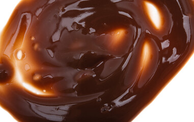 chocolate cream isolated