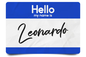 Hello my name is Leonardo