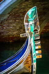 typical old gondola in venice © fottoo