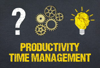 Obraz premium Productivity Time Management 