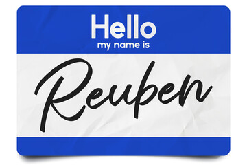 Hello my name is Reuben