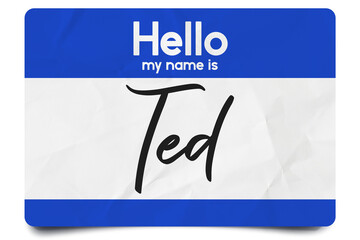 Hello my name is Ted