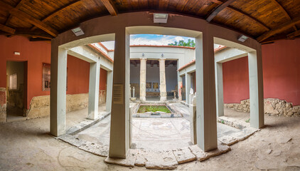 The "Casa Romana", or the Roman Manor is one of the most interesting sites on the island of Kos. 
