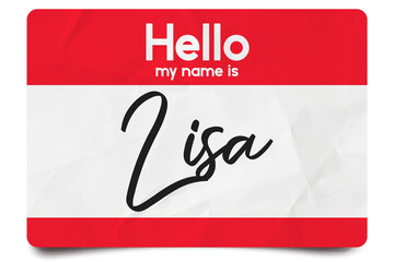 Hello my name is Lisa