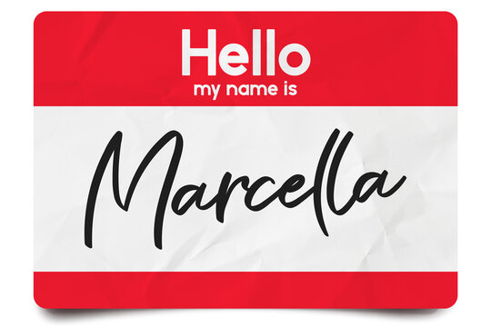 Hello my name is Marcella