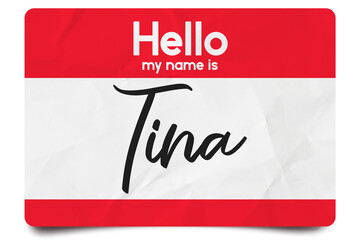 Hello my name is Tina