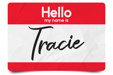 Hello my name is Tracie