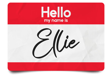 Hello my name is Ellie