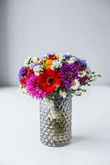 A very beautiful bouquet of different flowers