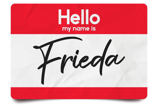 Hello my name is Frieda