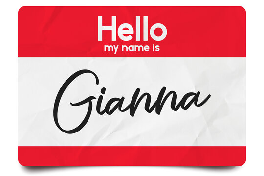 Hello my name is Gianna