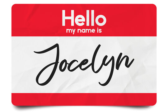 Hello my name is Jocelyn