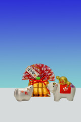 丑年　年賀素材